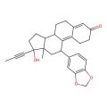 11beta-(1,3-Benzodioxol-5-yl)-17beta-hydroxy-17-(1-propynyl)estra-4,9-dien-3-one