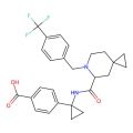 Benzoic acid, 4-(1-(((6-((4-(trifluoromethyl)phenyl)methyl)-6-azaspiro(2.5)oct-5-yl)carbonyl)amino)cyclopropyl)-