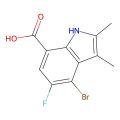 4-bromo-5-fluoro-2,3-dimethyl-1H-indole-7-carboxylic acid