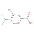 3-bromo-4-(difluoromethyl)benzoic acid