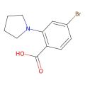 2-(1-吡咯烷基)-4-溴苯甲酸