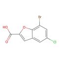 7-溴-5-氯-1-苯并呋喃-2-羧酸
