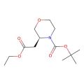 (s)-3-(2-乙氧基-2-氧代乙基)吗啉-4-羧酸叔丁酯
