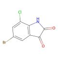 5-溴-7-氯吲哚啉-2,3-二酮