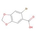 6-溴-1,3-二氧杂茚烷-5-羧酸