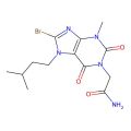 2-(8-bromo-7-isopentyl-3-methyl-2,6-dioxo-2,3,6,7-tetrahydro-1H-purin-1-yl)acetamide