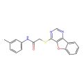 2-(4-benzofuro[3,2-d]pyrimidinylthio)-N-(3-methylphenyl)acetamide
