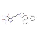 7-[3-(4-Benzhydryloxypiperidin-1-yl)propyl]-1,3-dimethylpurine-2,6-dione