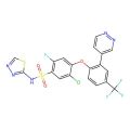 Benzenesulfonamide, 5-chloro-2-fluoro-4-[2-(4-pyridazinyl)-4-(trifluoromethyl)phenoxy]-N-1,3,4-thiadiazol-2-yl-