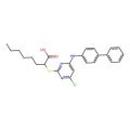 2-[4-Chloro-6-(4-phenylanilino)pyrimidin-2-yl]sulfanyloctanoic acid