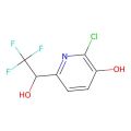 2-Chloro-6-(2,2,2-trifluoro-1-hydroxyethyl)pyridin-3-ol