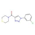4-[1-(3-Chlorophenyl)-1H-1,2,3-triazole-4-carbonyl]thiomorpholine