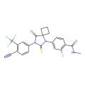 4-[7-[4-cyano-3-(trifluoromethyl)phenyl]-8-oxo-6-sulfanylidene-5,7-diazaspiro[3.4]octan-5-yl]-2-fluoro-N-methylbenzamide