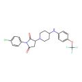 1-(4-Chlorophenyl)-3-[4-[4-(trifluoromethoxy)anilino]piperidin-1-yl]pyrrolidine-2,5-dione