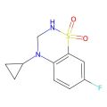 4-Cyclopropyl-7-Fluoro-3,4-Dihydro-2h-1,2,4-Benzothiadiazine 1,1-Dioxide