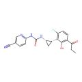 1-(5-Cyanopyridin-2-YL)-3-[(1S,2S)-2-(6-fluoro-2-hydroxy-3-propanoylphenyl)cyclopropyl]urea