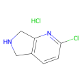 2-氯-5H,6H,7H-吡咯并[3,4-b]吡啶盐酸盐