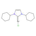 氯[1,3-双（环己基）2H-咪唑-2-亚甲基]金（I）