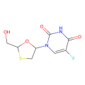 顺式5-氟-1-[2-（羟甲基）-1,3-氧硫杂环戊-5-基]-2,4（1H，3H）-嘧啶二酮