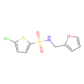 5-chloro-N-(furan-2-ylmethyl)thiophene-2-sulfonamide