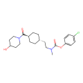4-chlorophenyl N-methyl-N-{2-[(1r,4r)-4-[(4-hydroxypiperidin-1-yl)carbonyl]cyclohexyl]ethyl}carbamate