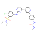 1-[4-[4-[2-[4-chloro-3-(diethylsulfamoyl)anilino]pyrimidin-4-yl]pyridin-2-yl]phenyl]-3-methylurea