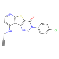 5-(4-chlorophenyl)-13-[(prop-2-yn-1-yl)amino]-8-thia-3,5,10-triazatricyclo[7.4.0.0^{2,7}]trideca-1(13),2(7),3,9,11-pentaen-6-one