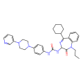 1-(5-cyclohexyl-2-oxo-1-propyl-3H-1,4-benzodiazepin-3-yl)-3-[4-(4-pyridin-3-ylpiperazin-1-yl)phenyl]urea