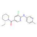 [5-chloro-6-[(6-methylpyridin-3-yl)amino]pyridin-3-yl]-[(2R)-2-ethylpiperidin-1-yl]methanone