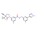 4-[3-cyano-3-(1-methylcyclopropyl)-2-oxopyrrolidin-1-yl]-N-[[3-fluoro-5-(1-methylpyrazol-4-yl)phenyl]methyl]-6-methylpyridine-2-carboxamide