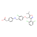 2-(4-((2-Chloro-4-((3-(2,6-dichlorophenyl)-5-isopropylisoxazol-4-yl)methoxy)benzyl)amino)phenyl)acetic acid