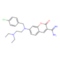 7-[(4-chlorophenyl)methyl-[2-(diethylamino)ethyl]amino]-2-oxochromene-3-carboximidamide