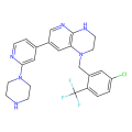 1-[[5-chloro-2-(trifluoromethyl)phenyl]methyl]-7-(2-piperazin-1-ylpyridin-4-yl)-3,4-dihydro-2H-pyrido[2,3-b]pyrazine