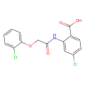 4-chloro-2-[[2-(2-chlorophenoxy)acetyl]amino]benzoic acid