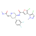 5-Chloro-4-(4-chloro-1-methyl-1H-pyrazol-5-yl)-N-((3S,4S,6S)-4-(3,4-difluorophenyl)-6-(2-(methylamino)-2-oxoethyl)piperidin-3-yl)furan-2-carboxamide