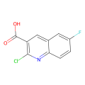 2-chloro-6-fluoro-quinoline-3-carboxylic acid