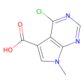 4-chloro-7-methyl-7H-pyrrolo[2,3-d]pyrimidine-5-carboxylic acid