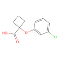 1-(3-chlorophenoxy)cyclobutanecarboxylic acid