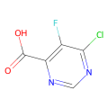 6-chloro-5-fluoro-pyrimidine-4-carboxylic acid