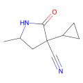 (3S,5S)-3-cyclopropyl-5-methyl-2-oxo-pyrrolidine-3-carbonitrile