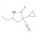 (3R,5R)-3-cyclopropyl-5-ethyl-2-oxo-pyrrolidine-3-carbonitrile
