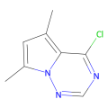 4-chloro-5,7-dimethylpyrrolo[2,1-f][1,2,4]triazine