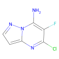 5-chloro-6-fluoro-pyrazolo[1,5-a]pyrimidin-7-amine