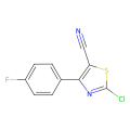 2-chloro-4-(4-fluorophenyl)-1,3-thiazole-5-carbonitrile