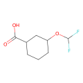 3-(difluoromethoxy)cyclohexanecarboxylic acid