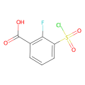 3-chlorosulfonyl-2-fluoro-benzoic acid