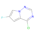 4-chloro-6-fluoropyrrolo[2,1-f][1,2,4]triazine
