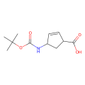 (1R,4R)-4-{[(tert-butoxy)carbonyl]amino}cyclopent-2-ene-1-carboxylic acid