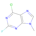 6-chloro-2-fluoro-9-methyl-9H-purine