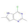 4-chloro-2,6-dimethyl-5h-pyrrolo[3,2-d]pyrimidine